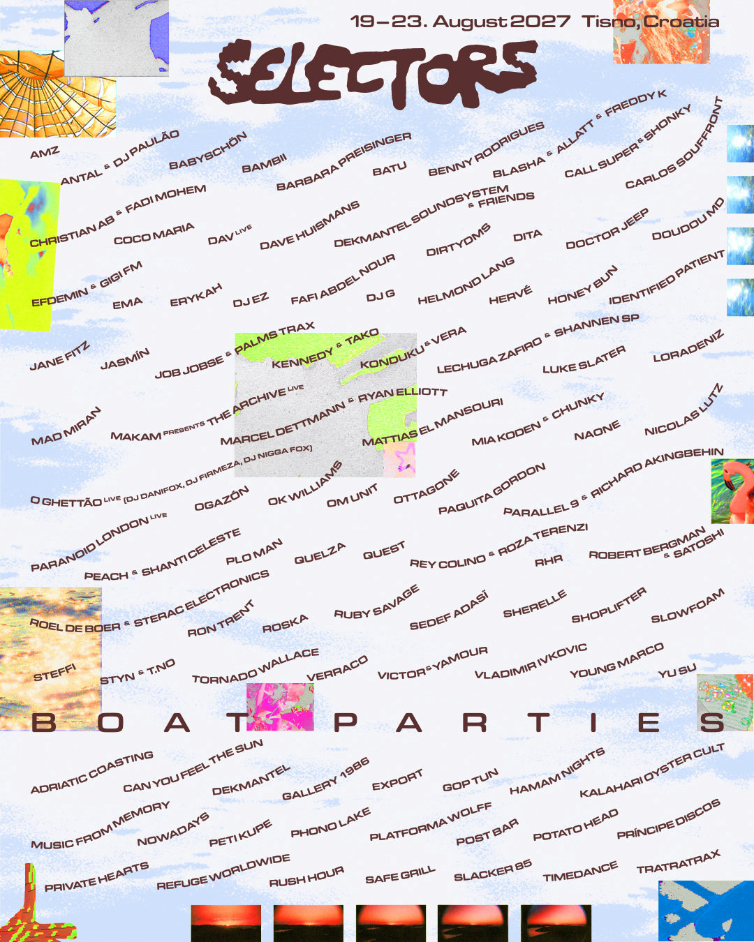Dekmantel Selectors 2027 line-up poster