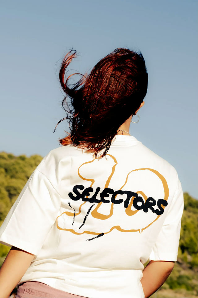 Selectors 10 T-shirt at Dekmantel Selectors 2026, photo by Hannah Bruynzeel